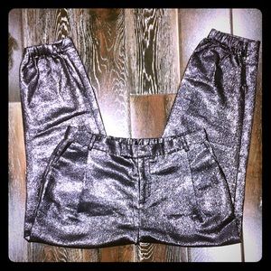 Lord & Taylor 424 Fifth Ave Baggy Shimmer Pants